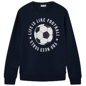 NAME IT Dark Sapphire Football Sweat Bluse