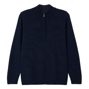 NAME IT Dark Sapphire Harlin Strik Bluse