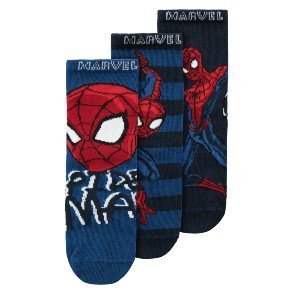 NAME IT Dark Sapphire Maki Spider 3 Pack Socks