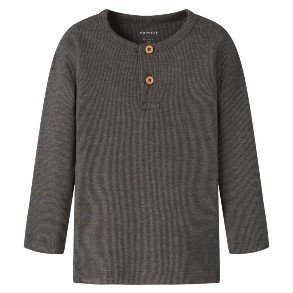 NAME IT Delicioso Melange Kab Med Knapper Bluse