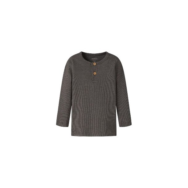 NAME IT Delicioso Melange Kab Med Knapper Bluse