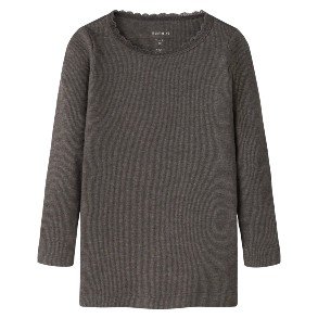 NAME IT Dellicioso Melange Kab Bluse