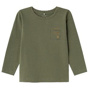 NAME IT Dusty Olive Kaba Bluse