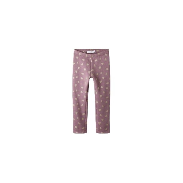 NAME IT Grape Shake Avina Fleece Leggings