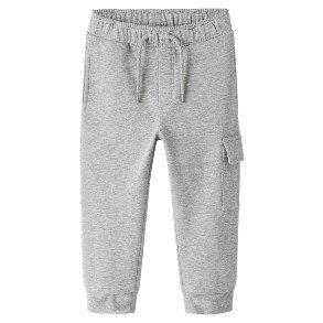 NAME IT Grey Melange Kent Pants