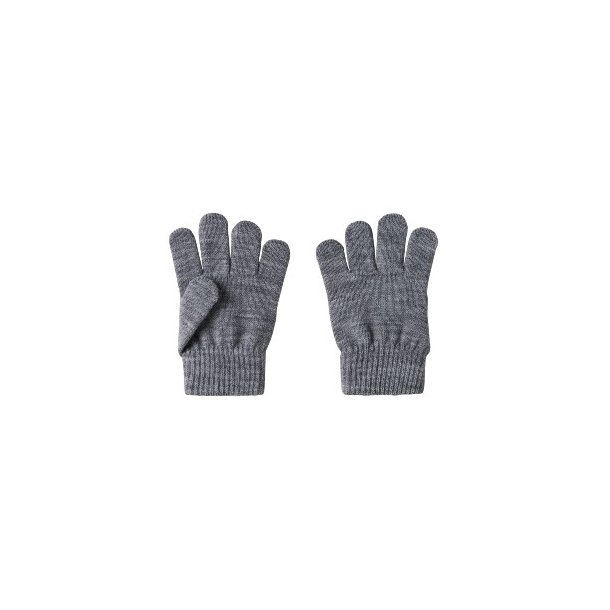 NAME IT Grey Melange Magic Knit Gloves