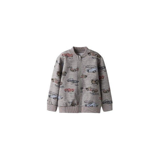 NAME IT Grey Melange Reiner Sweat Cardigan