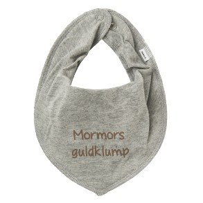 NAME IT Grey Melange Yatte Bib