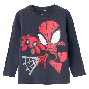 NAME IT India Ink Spidey Bluse