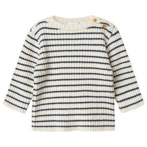 NAME IT Insignia Blue Stripe Strik Bluse