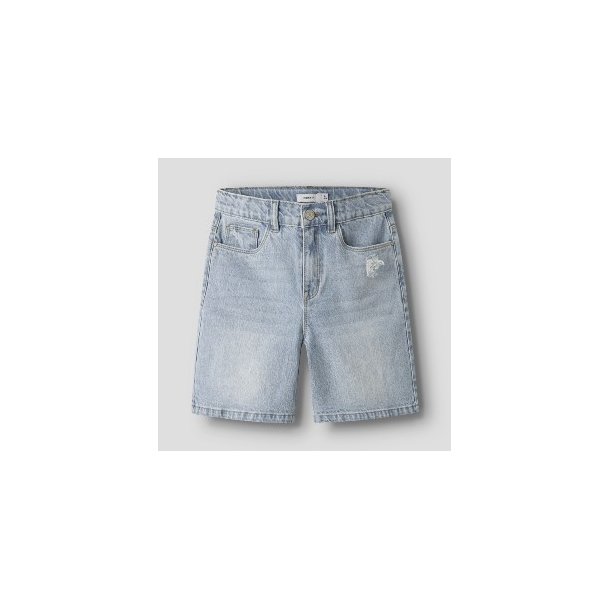 NAME IT Light Blue Frose Long Shorts