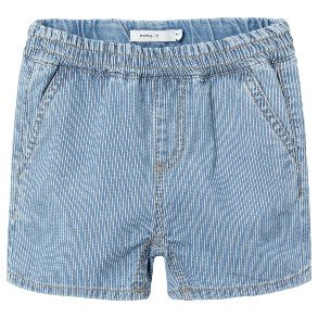 NAME IT Light Blue Ryan Jogger Shorts