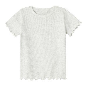NAME IT Light Grey Melange Vemma T Shirt