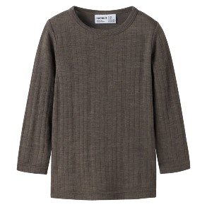 NAME IT Morel Wang Wool Bluse