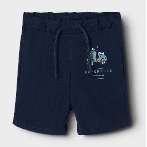 NAME IT Navy Blazer Footer Shorts