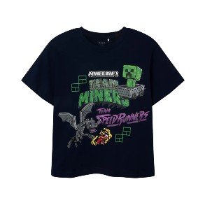 NAME IT Navy Blazer Jahi Minecraft T Shirt
