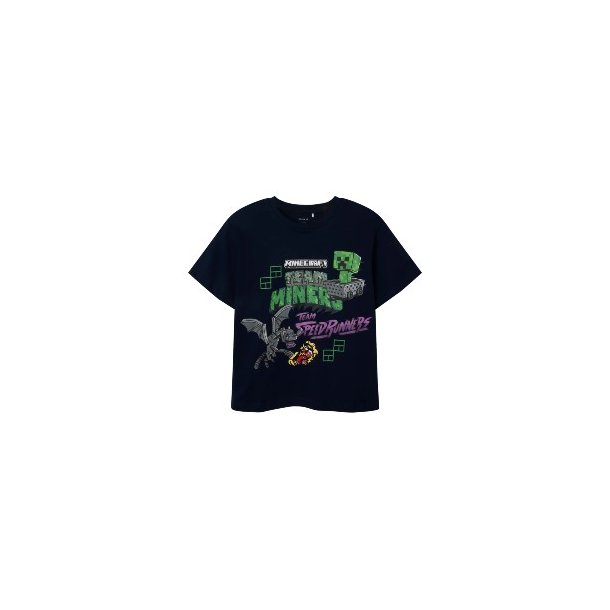NAME IT Navy Blazer Jahi Minecraft T Shirt