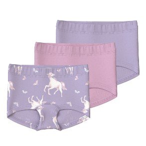 NAME IT Pastel Lilac Horse 3 Pak Tights