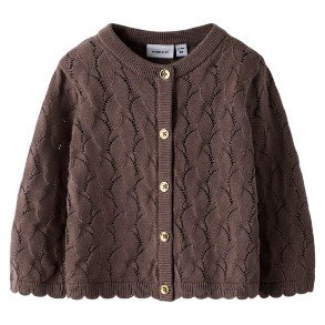 NAME IT Peppercorn Najsa Strik Cardigan