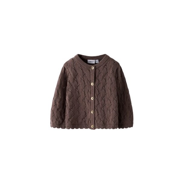 NAME IT Peppercorn Najsa Strik Cardigan