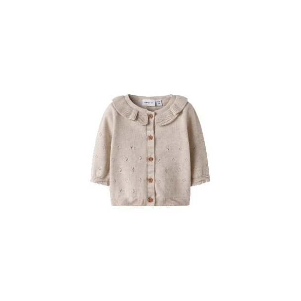 NAME IT Peyote Melange Diame Strik Cardigan