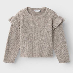 NAME IT Peyote Melange Sollar Strik Bluse