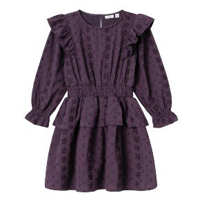 NAME IT Plum Perfect Nunette Kjole