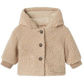 NAME IT Pure Cashmere Milo Teddy Jakke