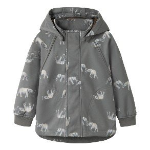 NAME IT Quiet Shade Elephant Malfa Softshell Jakke