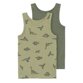 NAME IT Sage Dino 2 Pak Tank Top