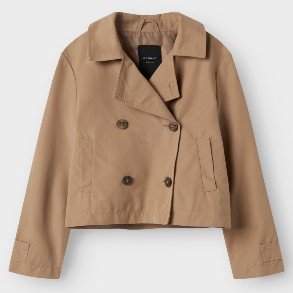 NAME IT Savannah Tan Madelin Trench Coat