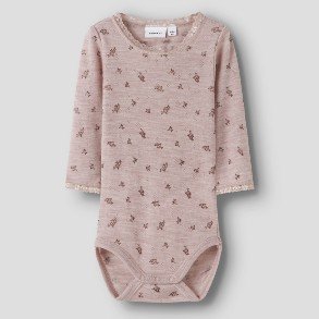 NAME IT Shadow Gray Small Flowers Wang Wool Body