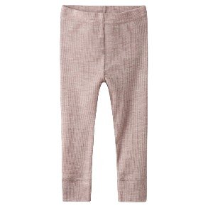 NAME IT Shadow Gray Wax Wool Leggings