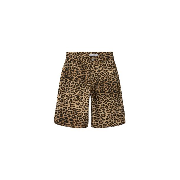 NAME IT Silver Mink Leopard Frose Shorts