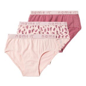 NAME IT Strawberry Cream 3 Pak Underwear