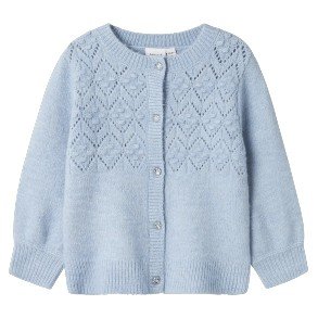 NAME IT Subdued Blue Batrille Strik Cardigan