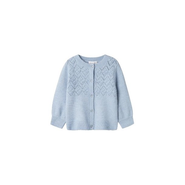 NAME IT Subdued Blue Batrille Strik Cardigan