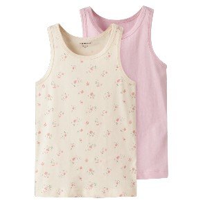 NAME IT Turtledove Pale Tank Top