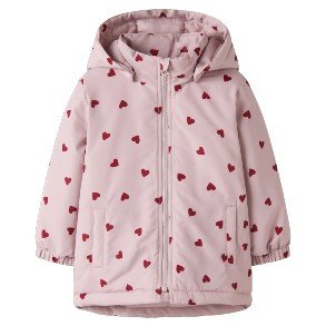 NAME IT Violet Ice Heart Maxi Jakke