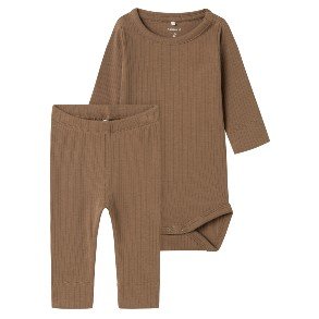 NAME IT Walnut Noe Body Leggings Set