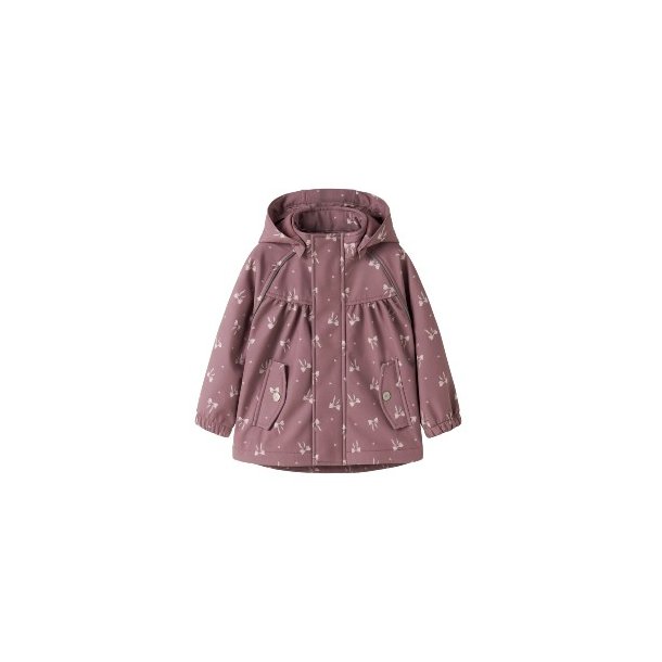 NAME IT Wishful Mauve Alfa Softshell Jakke