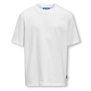 ONLY AND SONS JUNIOR Bright White Fred T Shirt SS