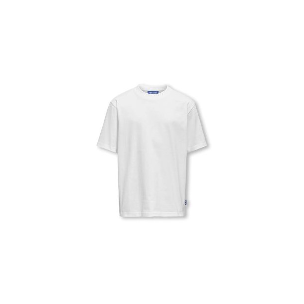 ONLY AND SONS JUNIOR Bright White Fred T Shirt SS