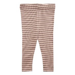 SOFIE SCHNOOR Warm Brown Stribe Baby Leggings
