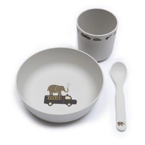 SMALLSTUFF Grey Dinner Set