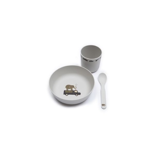SMALLSTUFF Grey Dinner Set