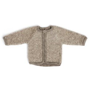 SMALLSTUFF Natur Meleret  Wool Jakke