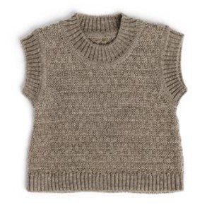 SMALLSTUFF Nature Melange Wool Vest