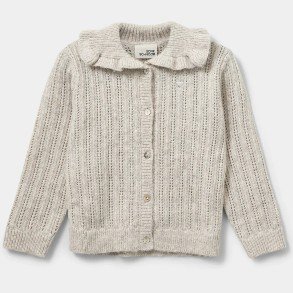 SOFIE SCHNOOR Ecru Melange Cardigan
