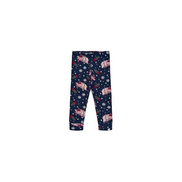 THE NEW SIBLINGS Navy Blazer Holiday Leggings